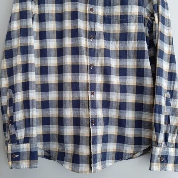J. CREW Homespun Slim Plaid Button Down Casual Shirt men's Sz S - Picture 3 of 11